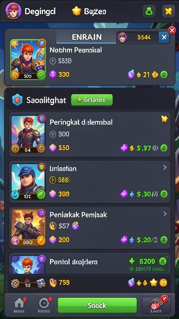 Screenshot uang nomor 1